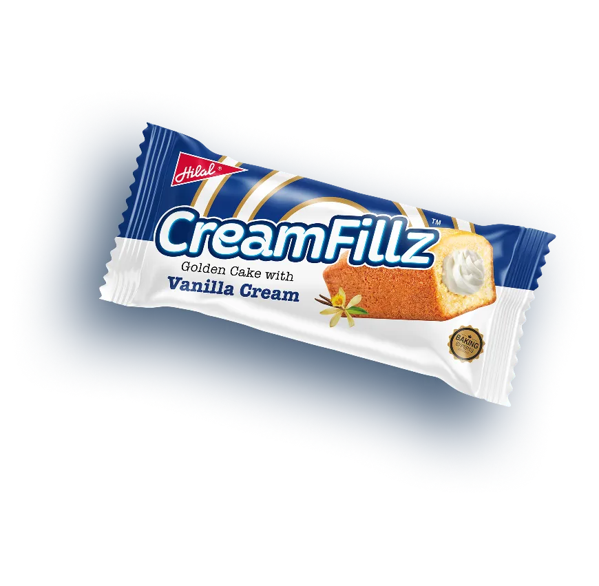 Creamfillz Golden cake With Vanilla Cream